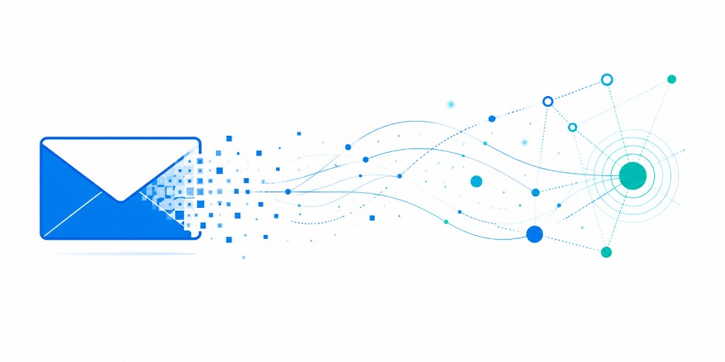 Digital communication — envelope transforming into connected network signals