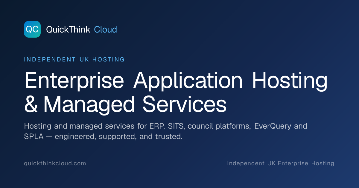 QuickThink Cloud | UK Enterprise Application Hosting